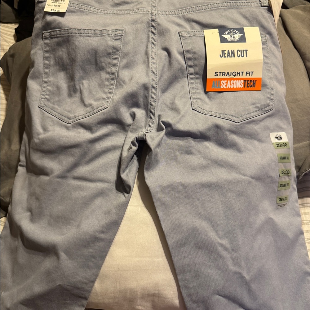 Dockers Men's Straight Fit Jeans - Light Blue